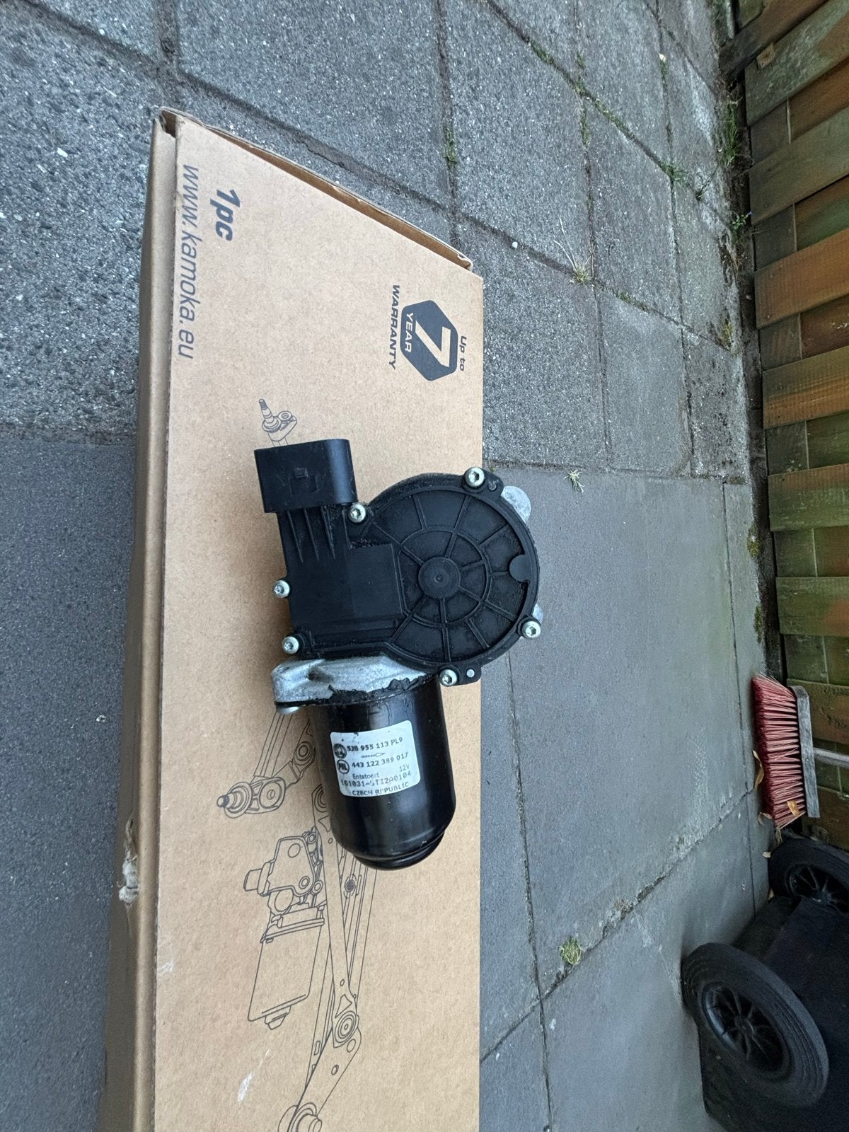 Ruitenwissermotor, Ophalen, Gebruikt, Skoda