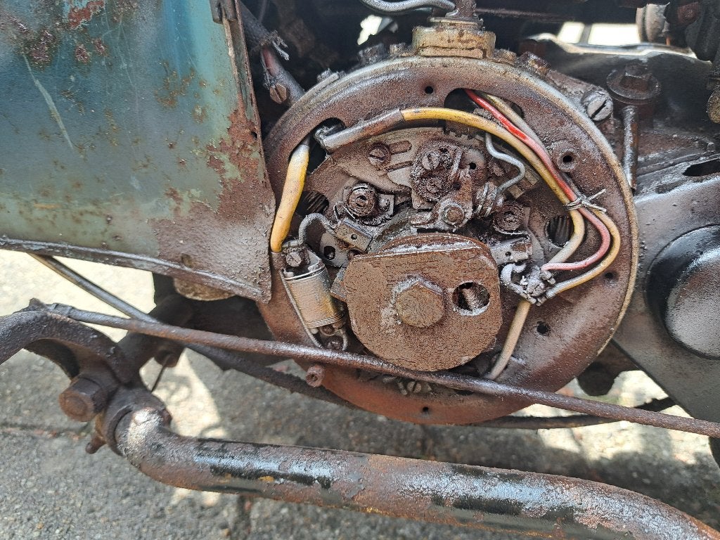 Uitdagend project zundapp bella 154 200 onderdelen 1957, Ophalen, Gebruikt