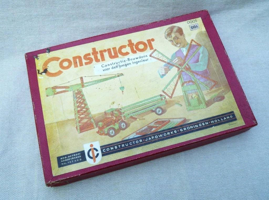 Constructor (Meccano) doos OOA  + NECOBO instructieboek., Ophalen of Verzenden