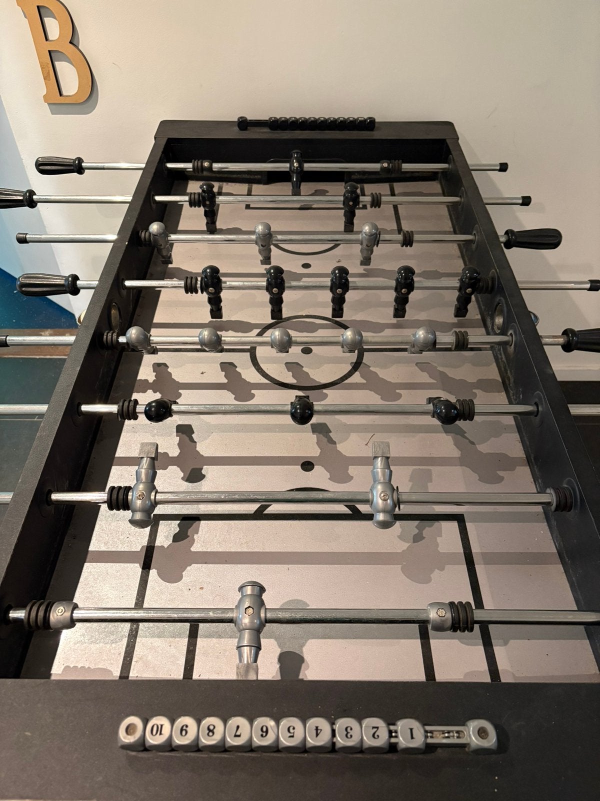 Tafelvoetbaltafel, Ophalen, Gebruikt
