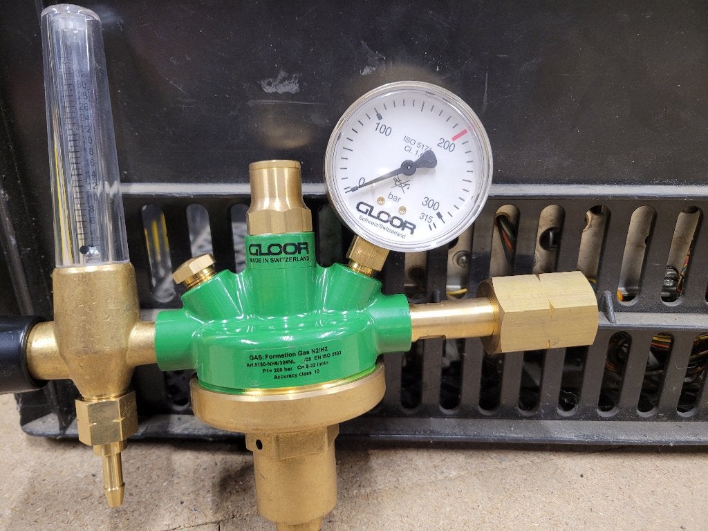 Formeermeter  gasreduceerventiel merk Gloor, Ophalen, Nieuw, Minder dan 150 ampère, Tig