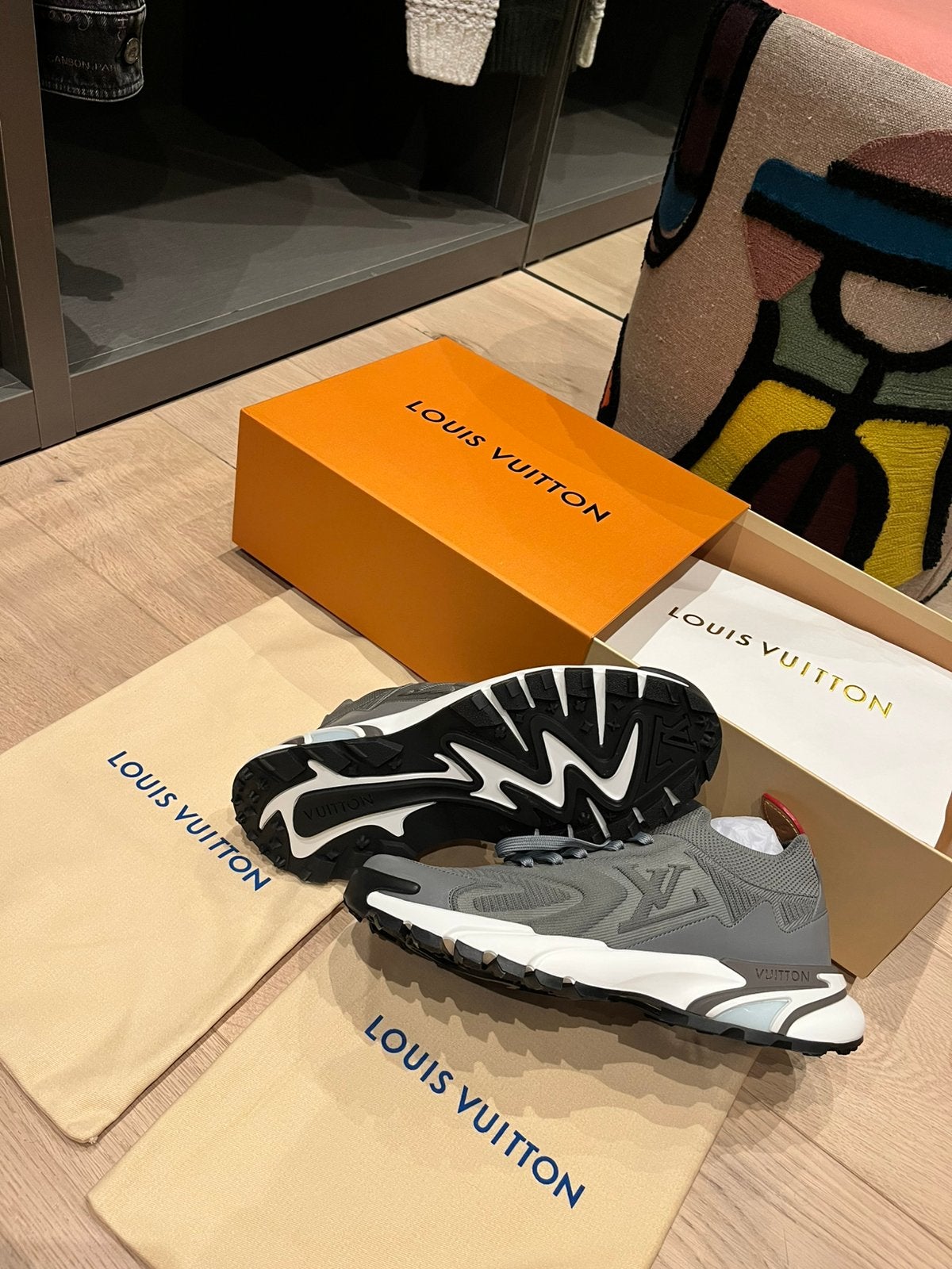 Louis Vuitton tatic knit grijs, Ophalen of Verzenden, Nieuw