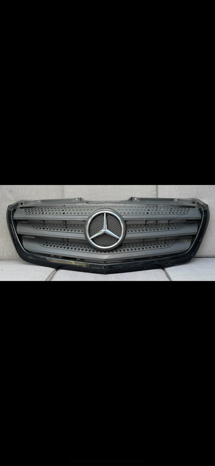 Mercedes sprinter grille met logo zwart compleet, Ophalen of Verzenden, Bumper
