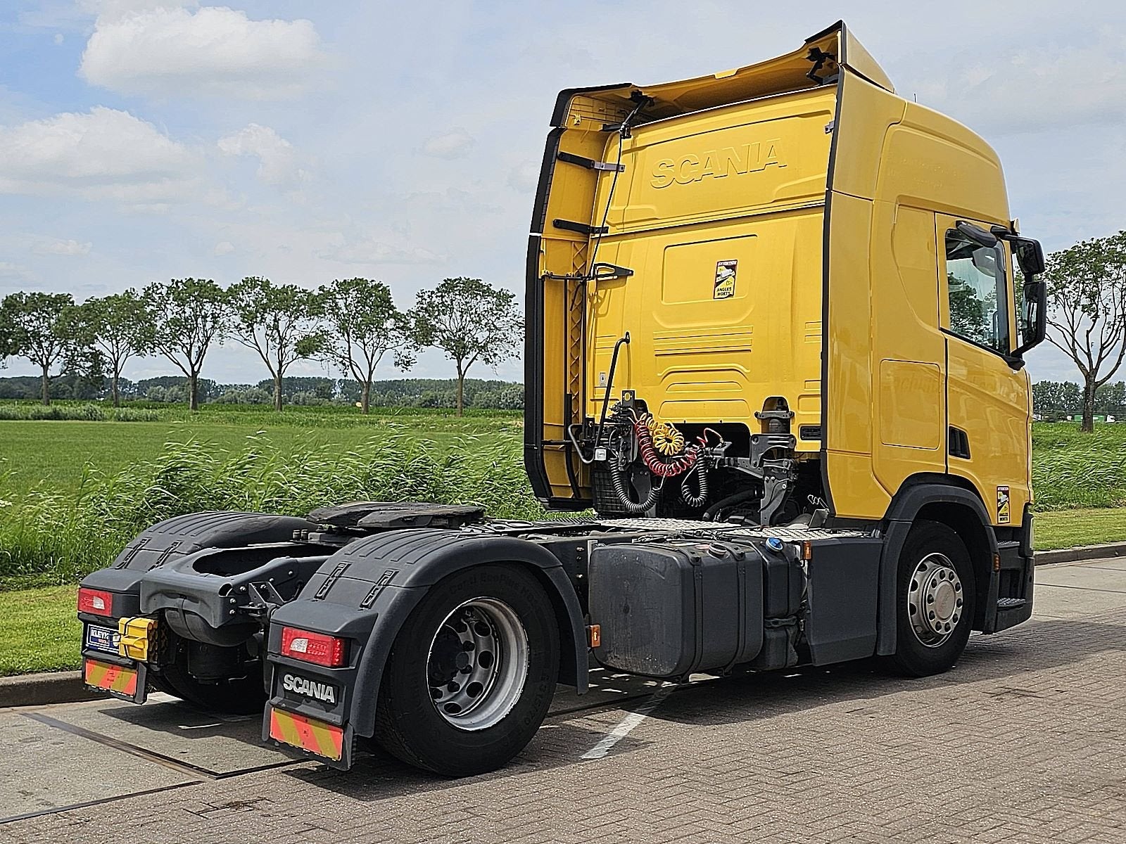 SCANIA R450, Auto's, Automaat, Euro 6, Geel, Bedrijf