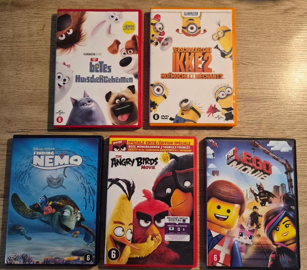 Diverse kinder DVD's, Overige genres, Ophalen of Verzenden, Zo goed als nieuw, Vanaf 6 jaar