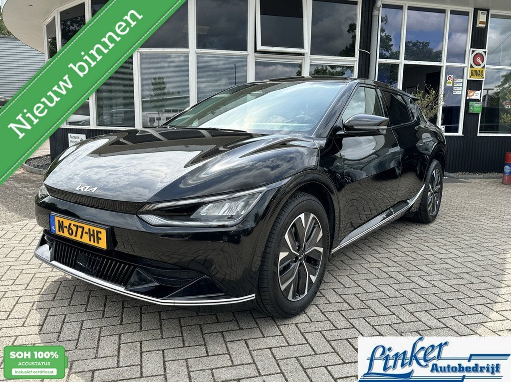 Kia EV6 Plus 77.4 kWh - SOH 100% NL-AUTO CAMERA STOELVERWARM, 228 pk, Achterwielaandrijving, Gebruikt, Met garantie (alle)