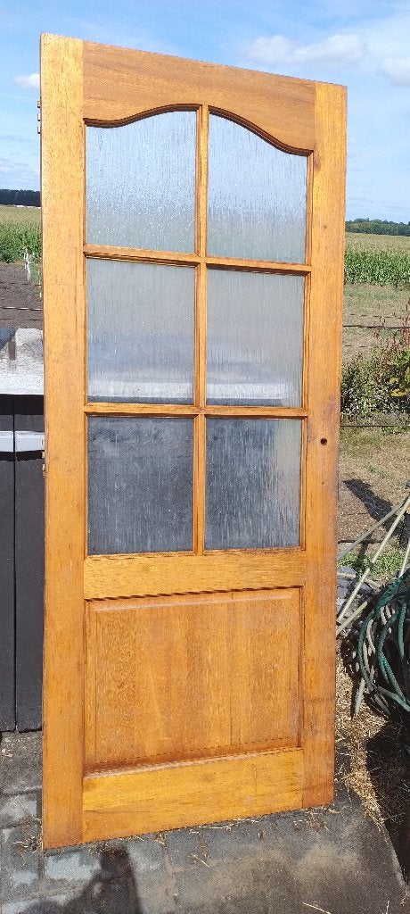 4 hardhouten deuren, Ophalen, Gebruikt, 80 tot 100 cm, Binnendeur