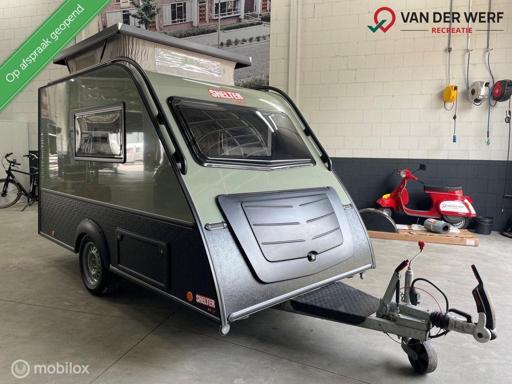 Kip SHELTER PLUS I 900 KG I Luifel I 2X Service Luik, Schokbreker, Kip, Tot en met 2, Bedrijf