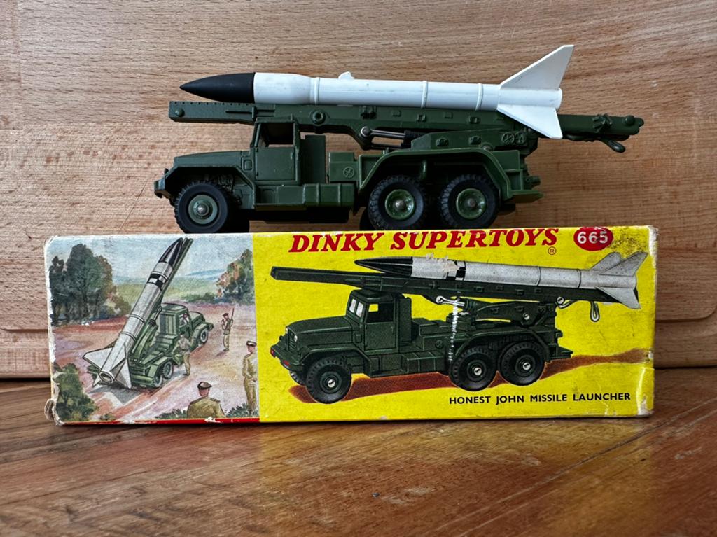 Dinky supertoys honest john launcher, Ophalen of Verzenden, Nieuw, Auto, Dinky Toys