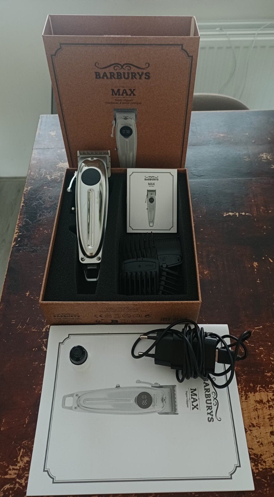 Barburys MAX Taper Clipper tondeuze - Nieuw in doos, Ophalen, Nieuw, Scheren en Epileren