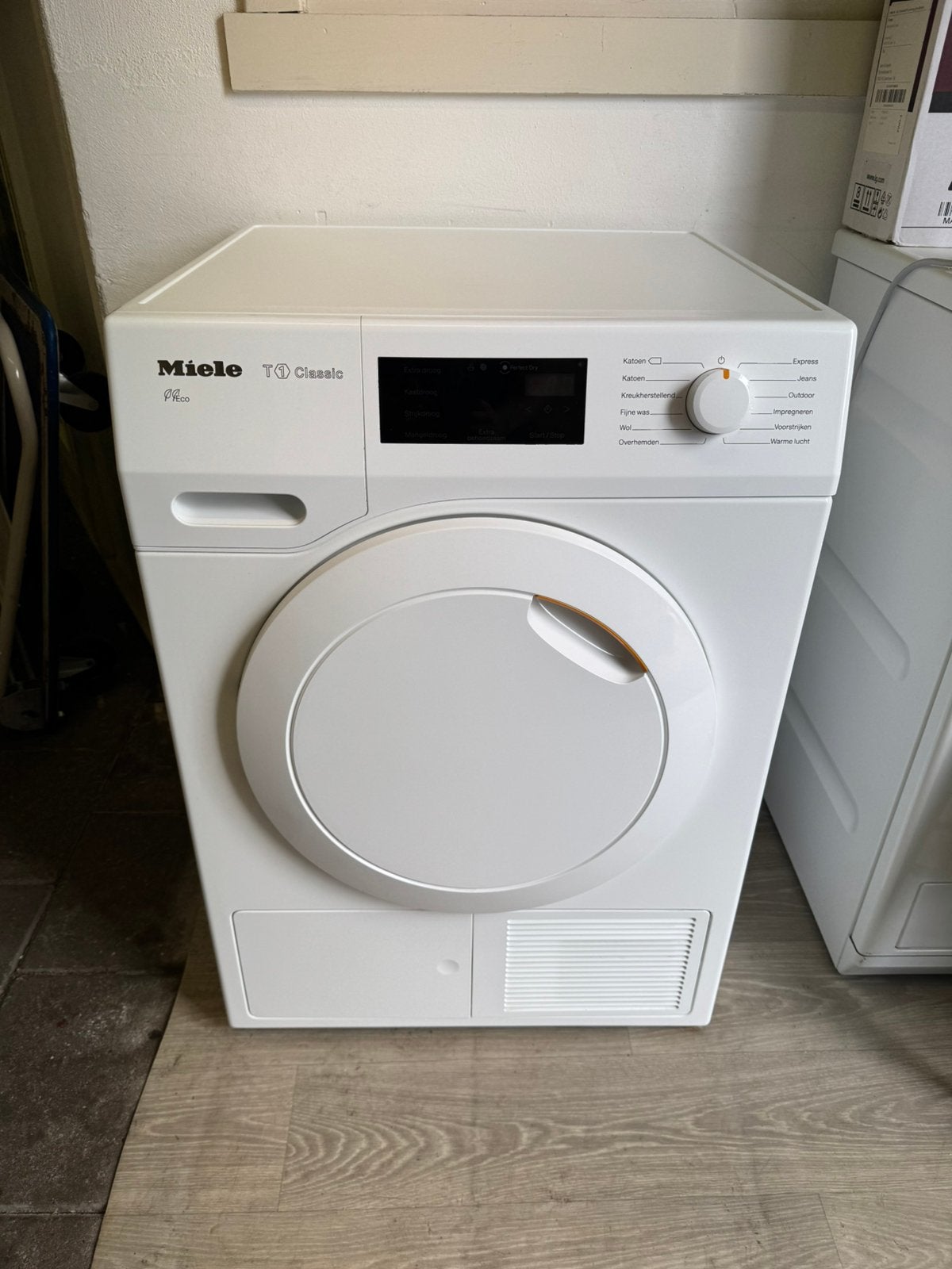 Miele W1 Classic Warmtepompdroger | A++ | Schoon en Goed, Witgoed en Apparatuur, Ophalen, 6 tot 8 kg, Gebruikt, Minder dan 85 cm