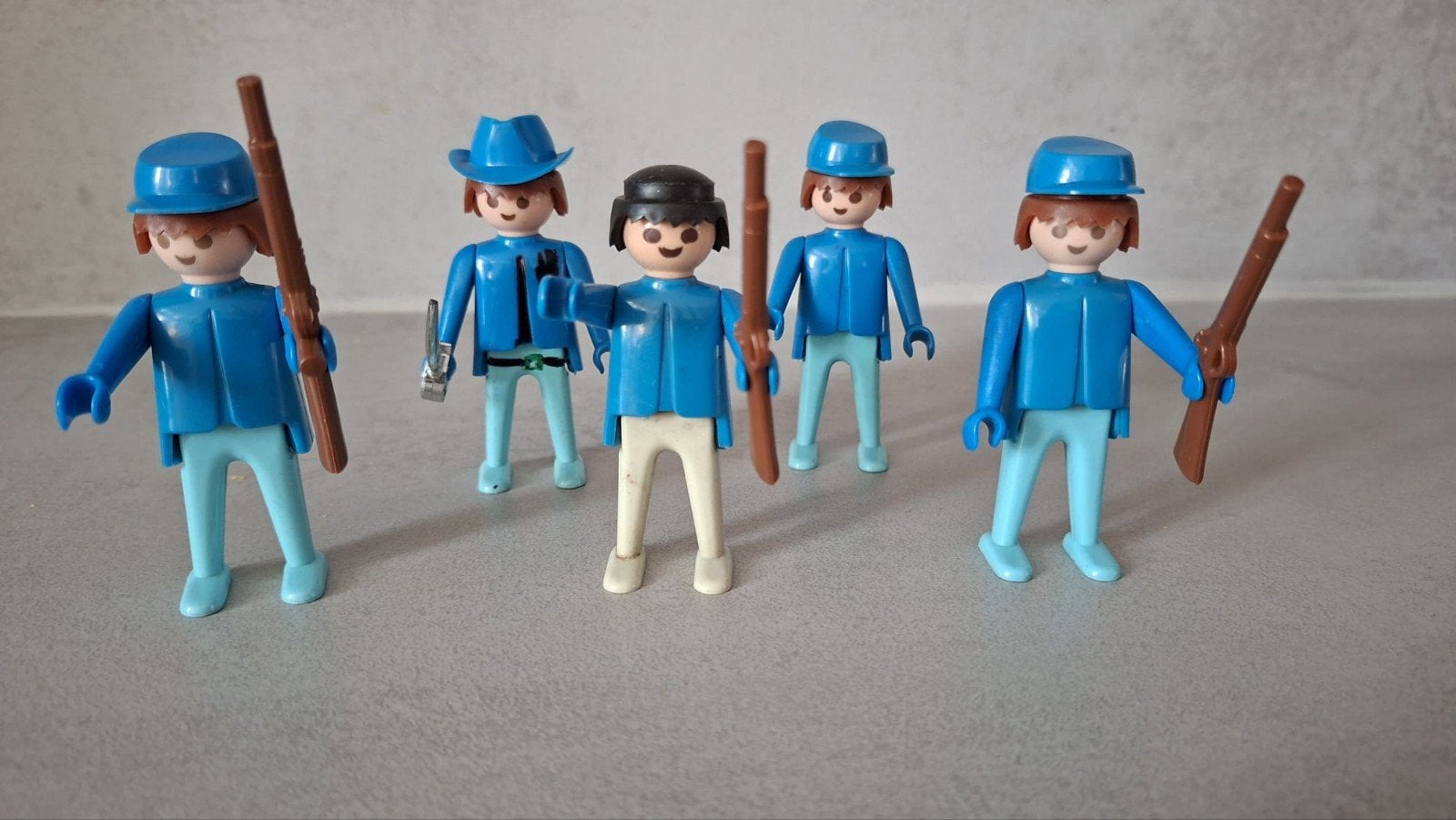Vintage Playmobil Westernthema soldaten cavalerie, Kinderen en Baby's, Gebruikt, Losse onderdelen, Overige typen, Ophalen of Verzenden