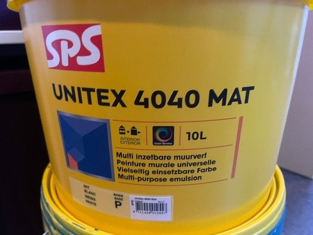 Spotprijs: Latex SPS 4040 mat licht zalmkleur, Ophalen, Overige kleuren, 5 tot 10 liter, Verf