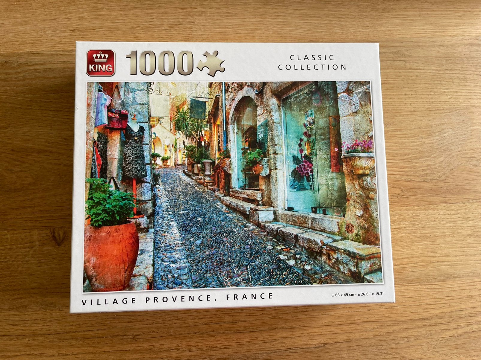 King puzzel 1000 stukjes, Ophalen, 500 t/m 1500 stukjes, Zo goed als nieuw