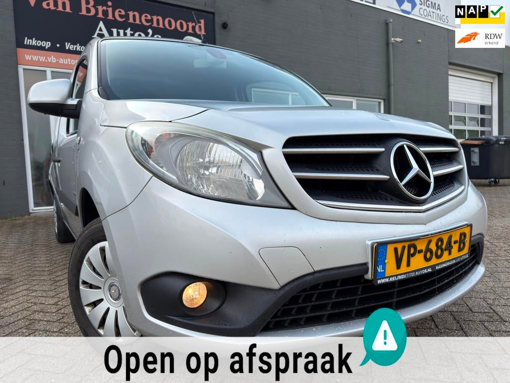 Mercedes-Benz Citan 109 CDI BlueEFFICIENCY Extra Lang met tr, Euro 5, Stof, Gebruikt, Zwart