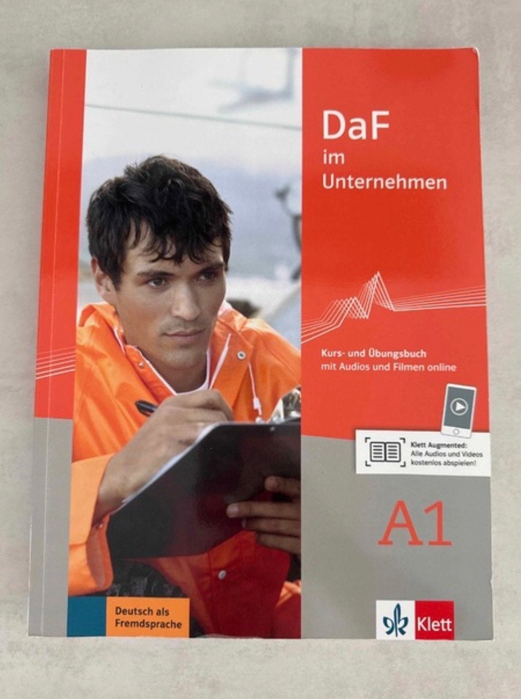 Klett DaF im Unternehmen A1 Cursus- en Oefenboek, Boeken, Ophalen of Verzenden, Zo goed als nieuw, Non-fictie