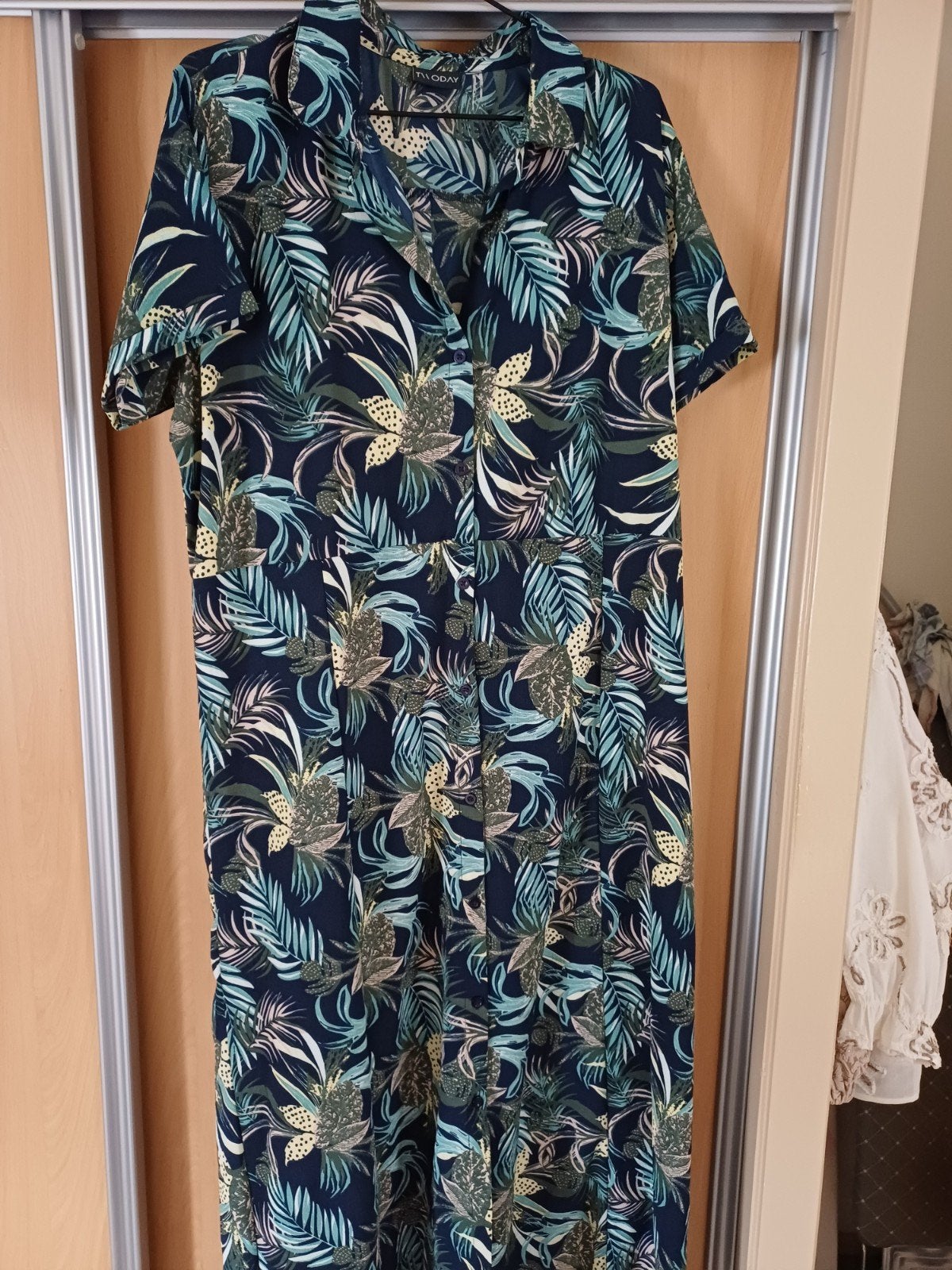 Zomer damesjurk maat XXL, Ophalen, Blauw, Maat 46/48 (XL) of groter, Zo goed als nieuw