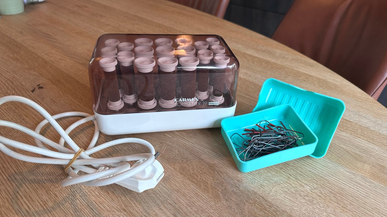 Carmen Softsetter 19 Krulset - Haarrollers, Ophalen of Verzenden, Gebruikt, Haarverzorging