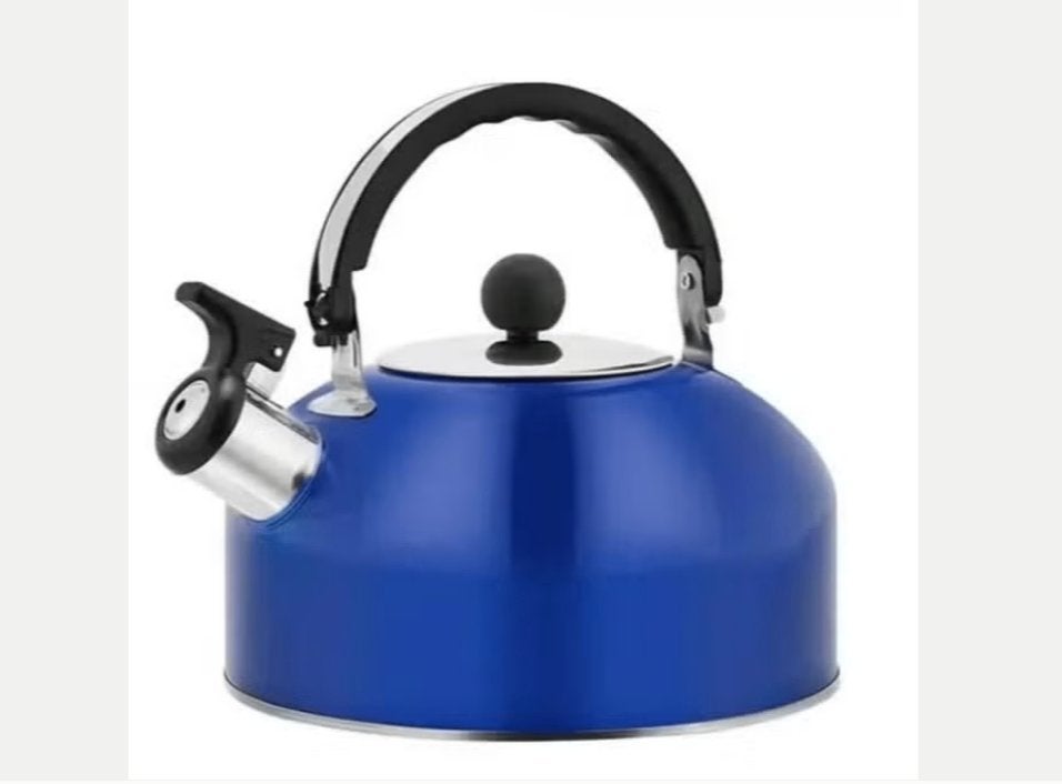 RVS Camping Waterkoker / Fluitketel (3 Liter)
