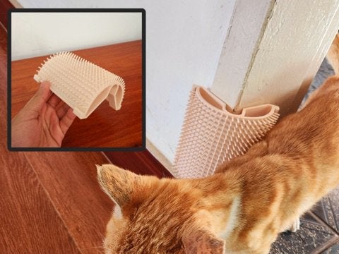 Katten Borstel Hoek – Zelfverzorging & Massage voor Katten, Ophalen of Verzenden, Nieuw, Krabpaal