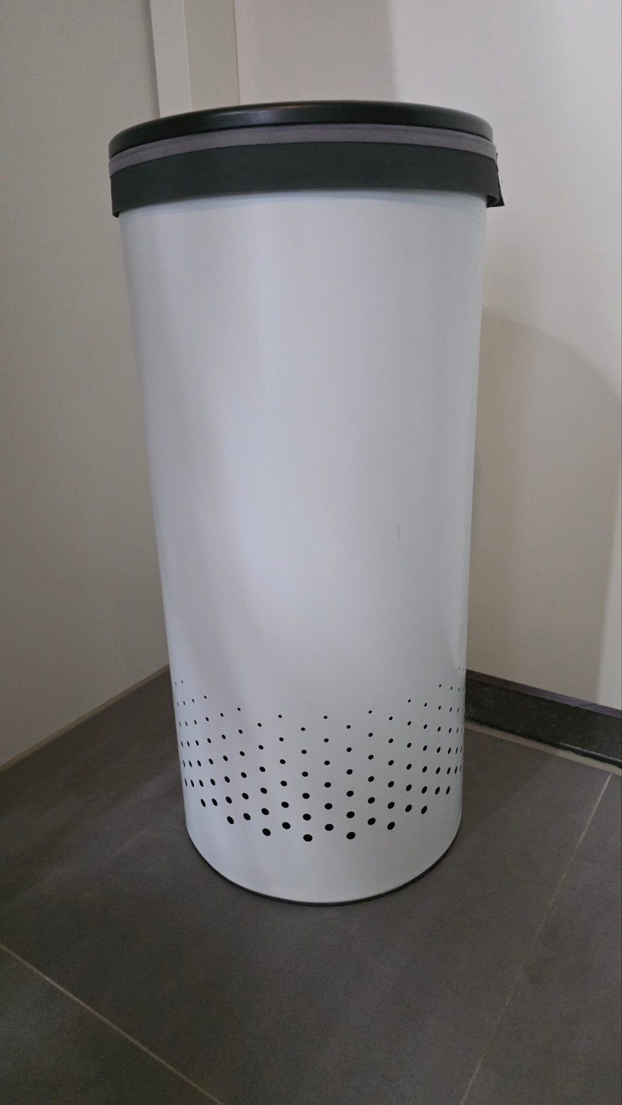 Brabantia wasmand 35 liter, wit/dark grey, Ophalen, Gebruikt, Brabantia