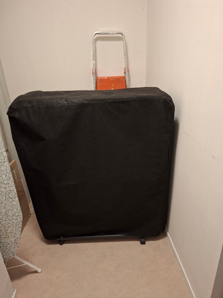 Logeerbed 90x200, Ophalen, Opvouwbaar, Verstelbaar, 90 cm
