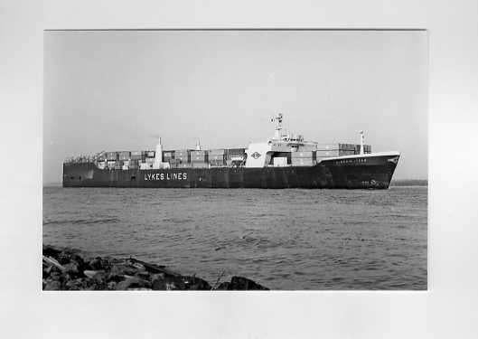 scheepvaart-foto-almeria lykes 1972, Ophalen of Verzenden, Zo goed als nieuw, Motorboot, Boek of Tijdschrift