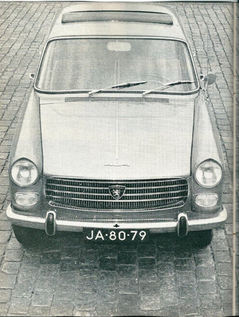 Autovisie test Peugeot 404 Diesel 1964, Ophalen of Verzenden, Gelezen, Peugeot