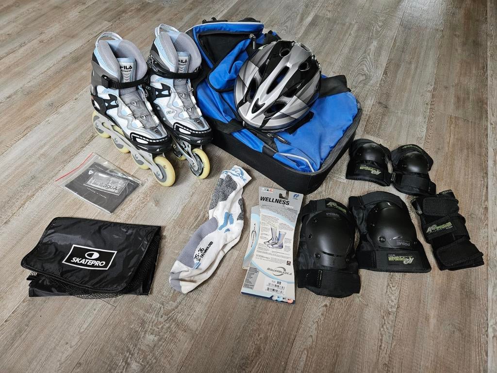 Skate set Fila maat 39, Ophalen, Tweedehands, Dames, Laarzen