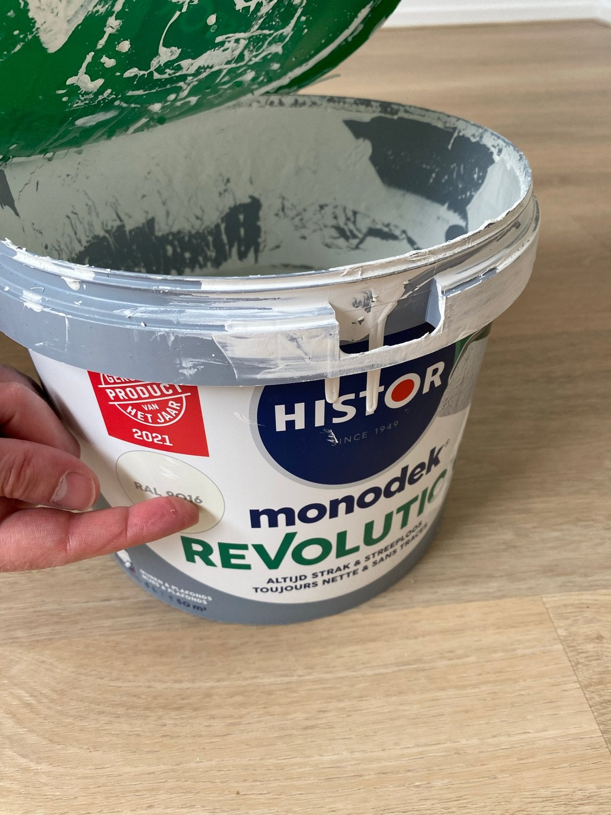 Histor Monodek Revolution RAL 9016, Ophalen, Gebruikt, Wit, Verf