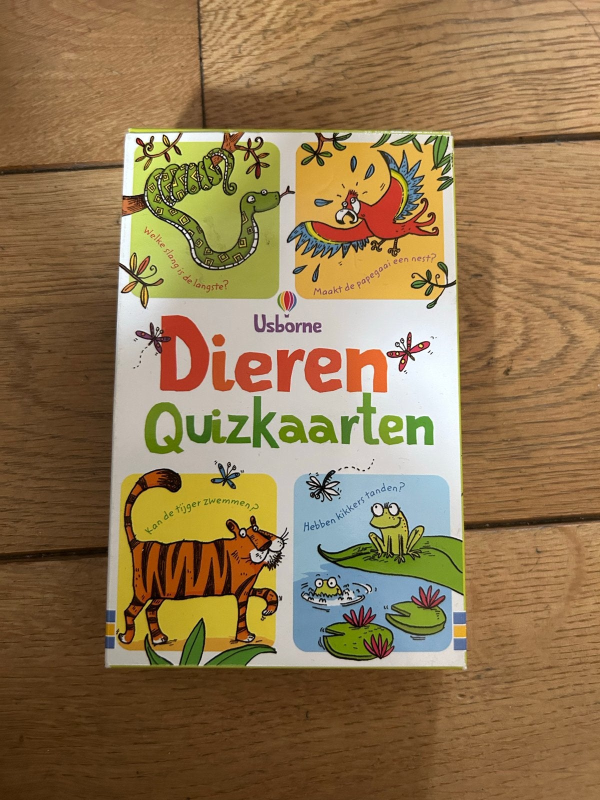 Usborne Dieren Quizkaarten - Meer dan 500 vragen!, Ophalen of Verzenden, Zo goed als nieuw, Overige typen