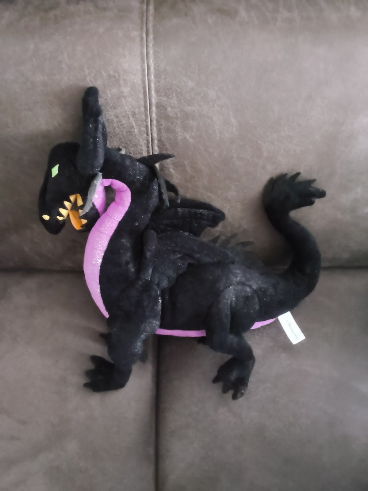 Knuffel Malafide Draak Disneyland Parijs, Verzamelen, Disney, Ophalen of Verzenden, Overige figuren, Zo goed als nieuw, Knuffel