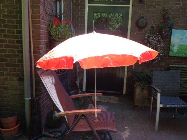 Parasol, om aan  stoel, box, of kinderwagen - te bevestigen, Tuin en Terras, Parasols, Ophalen, Zo goed als nieuw, Minder dan 1 meter