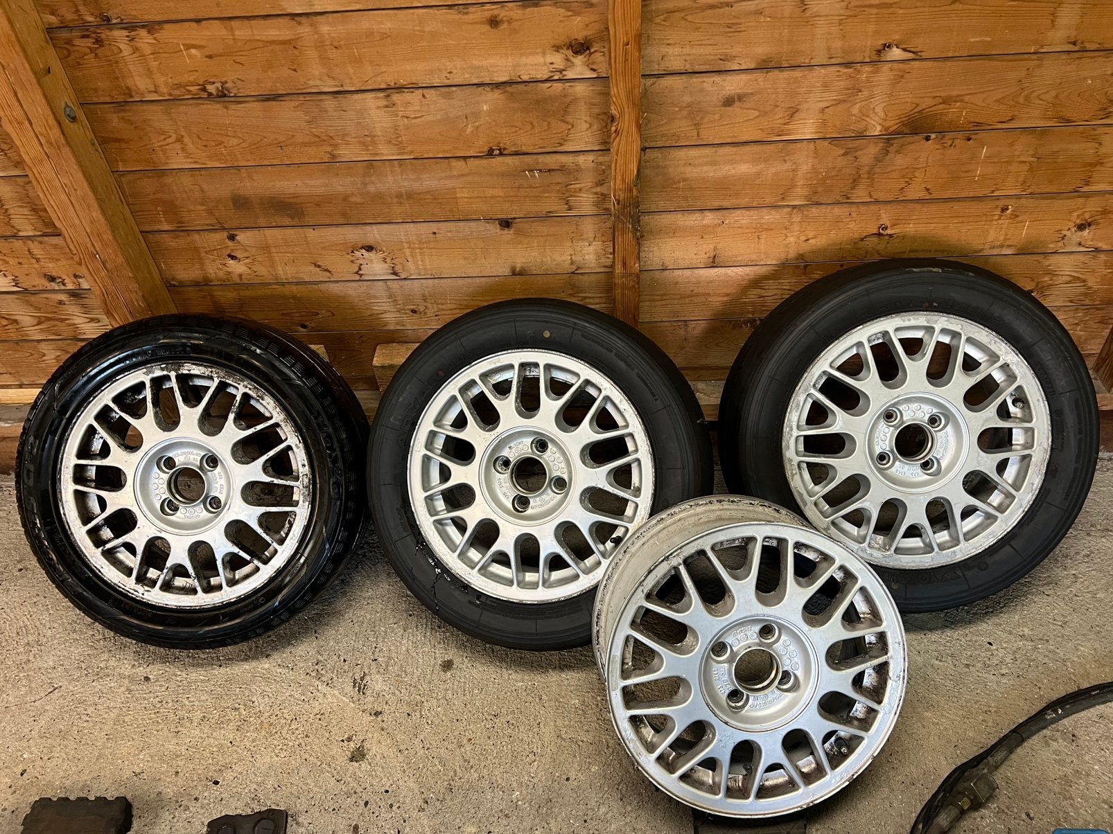 15 Inch VW 4x100 BBS velgen, Ophalen