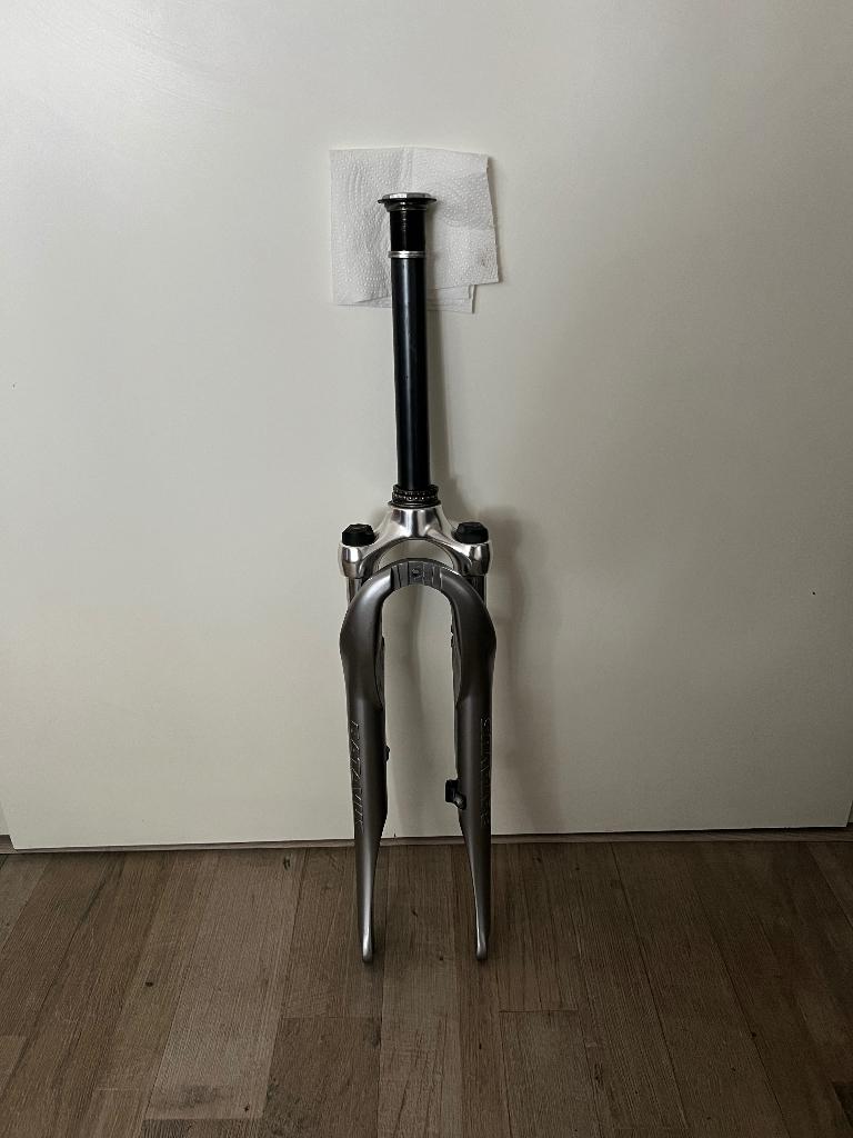 Batavus verende voorvork (28 inch) COMPLEET, Fietsen en Brommers, Fietsonderdelen, Ophalen of Verzenden, Voorvork, Batavus, Aluminium