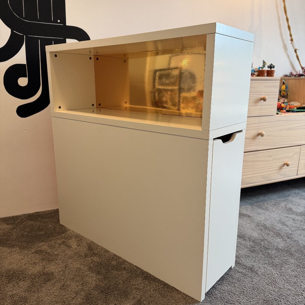 Kast goud voor achter je bed/ hoofdeinde, Kast, 50 tot 70 cm, 105 cm of meer, Ophalen of Verzenden