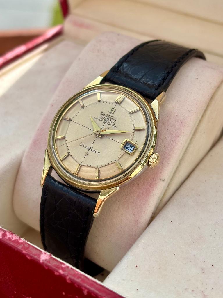 Omega Constellation Pie Pan, Sieraden, Tassen en Uiterlijk, Horloges | Heren, Ophalen, Staal, Polshorloge, Omega