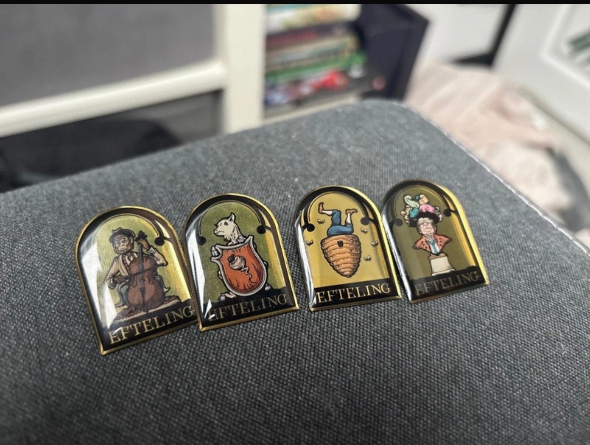 Efteling Pins - Sprookjesbos Collectie (4 stuks), Verzamelen, Efteling, Ophalen of Verzenden, Zo goed als nieuw, Button of Speldje
