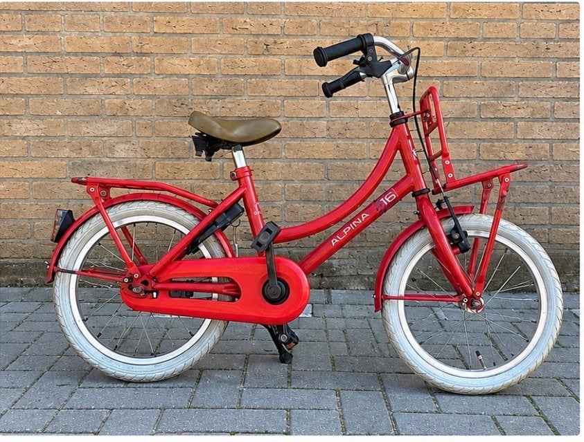 Alpina kinderfiets 16 inch - Goede staat, Ophalen of Verzenden, Gebruikt, Terugtraprem, 16 tot 20 inch