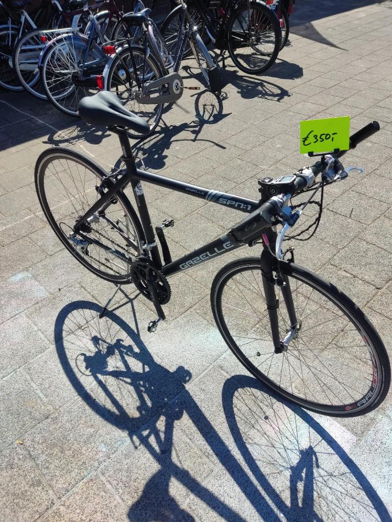 Gazelle sportbike SPN:1 tiagra, spd pedalen 51cm, Fietsen en Brommers, Ophalen, 28 inch, Gebruikt, Carbon
