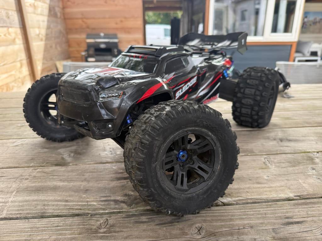 Traxxas Sledge RC, Hobby en Vrije tijd, Modelbouw | Radiografisch | Auto's, Elektro, Gebruikt, Auto offroad, Ophalen of Verzenden