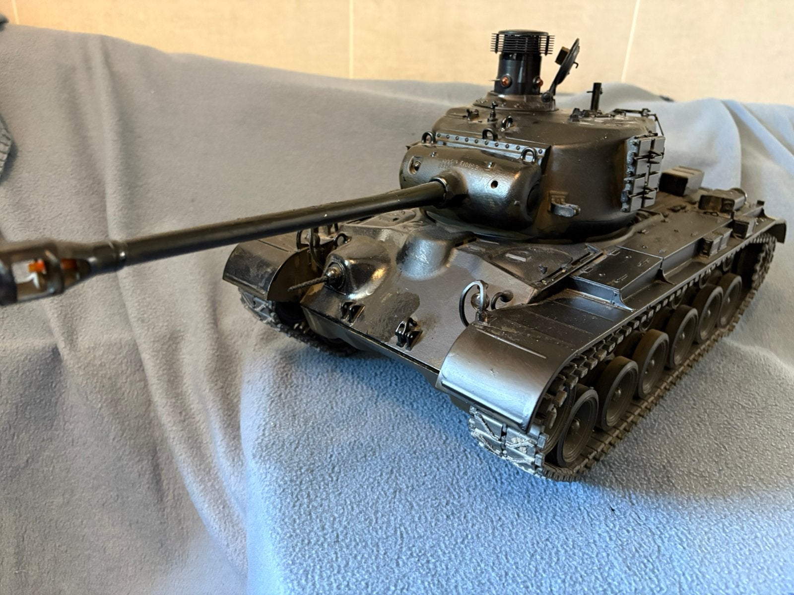 Tamiya M26 Pershing 1:16 Full Option RC Tank+ Battle Unit, Ophalen of Verzenden, Gebruikt