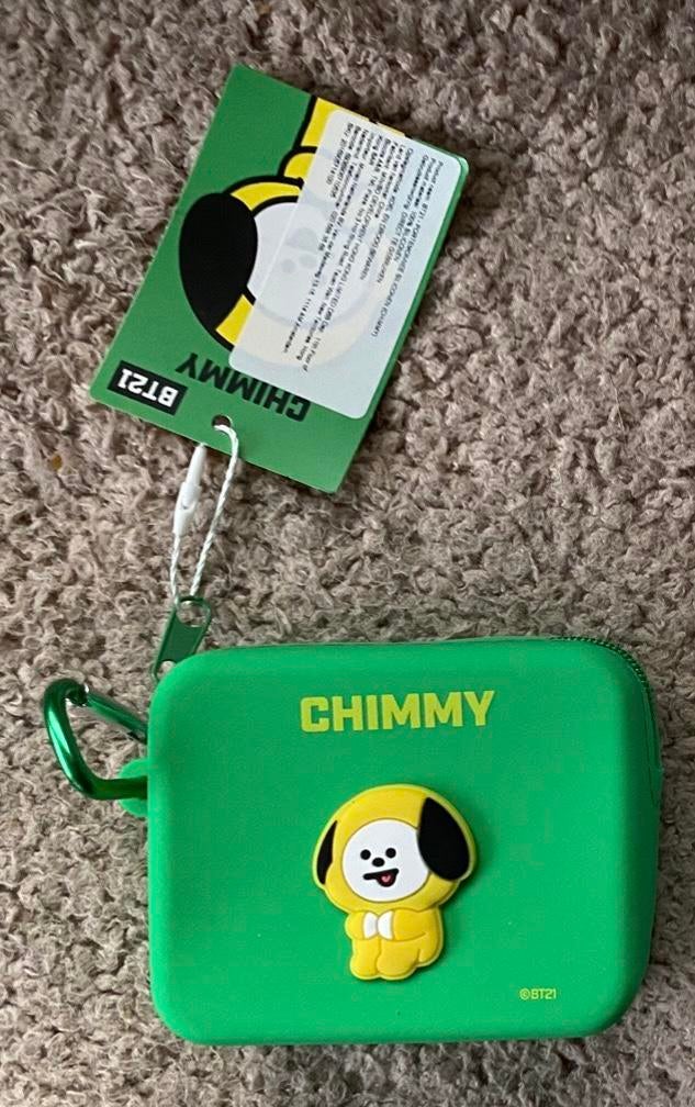 BT21 - Chimmy Rubbere Tasje Rugzakhanger (K-POP BTS), Ophalen of Verzenden, Nieuw, Groen, Overige merken
