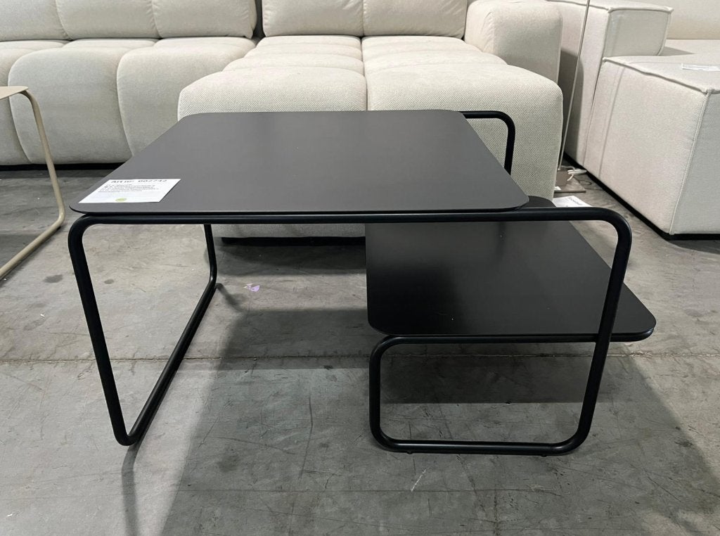 Ferm Living Level salontafel 79x60 zwart | Van €449, nu, 50 tot 100 cm, Nieuw, Ferm Living, Ferm Living
