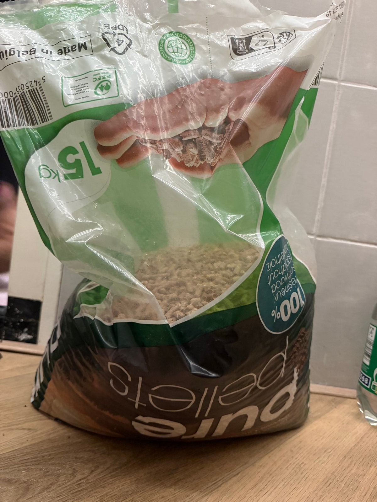Pellet korrels - halve zak (ca. 7,5 kg), Ophalen, Gebruikt, Overige typen