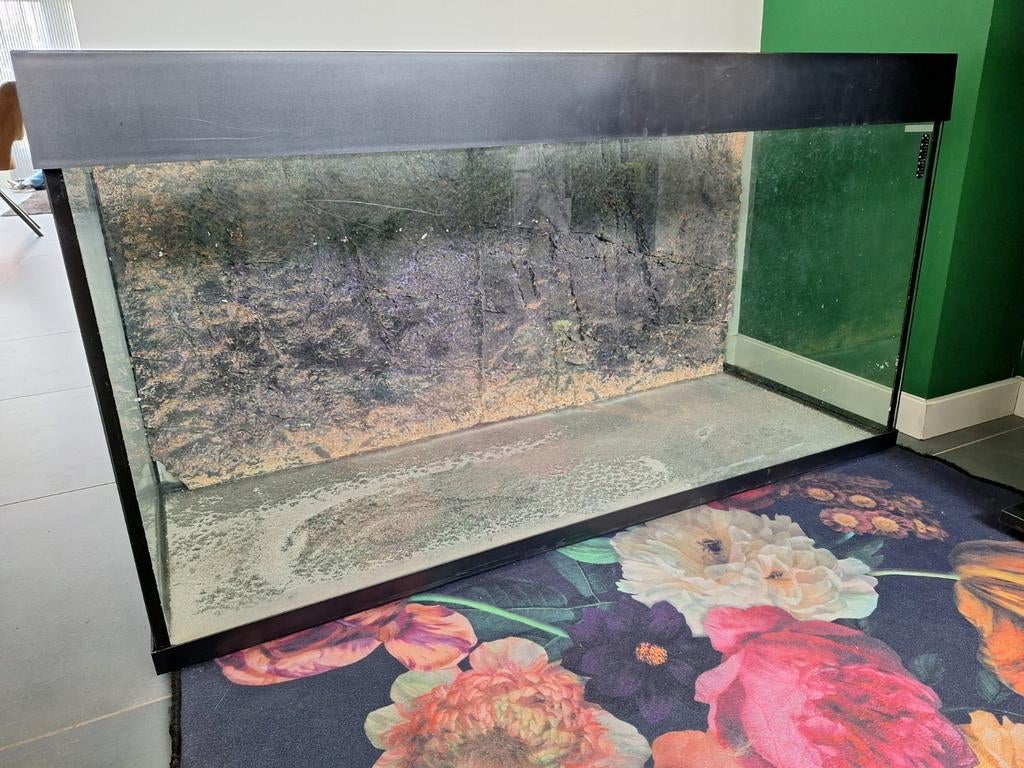 Gratis aquarium circa 240l, met klein lek, Dieren en Toebehoren, Ophalen
