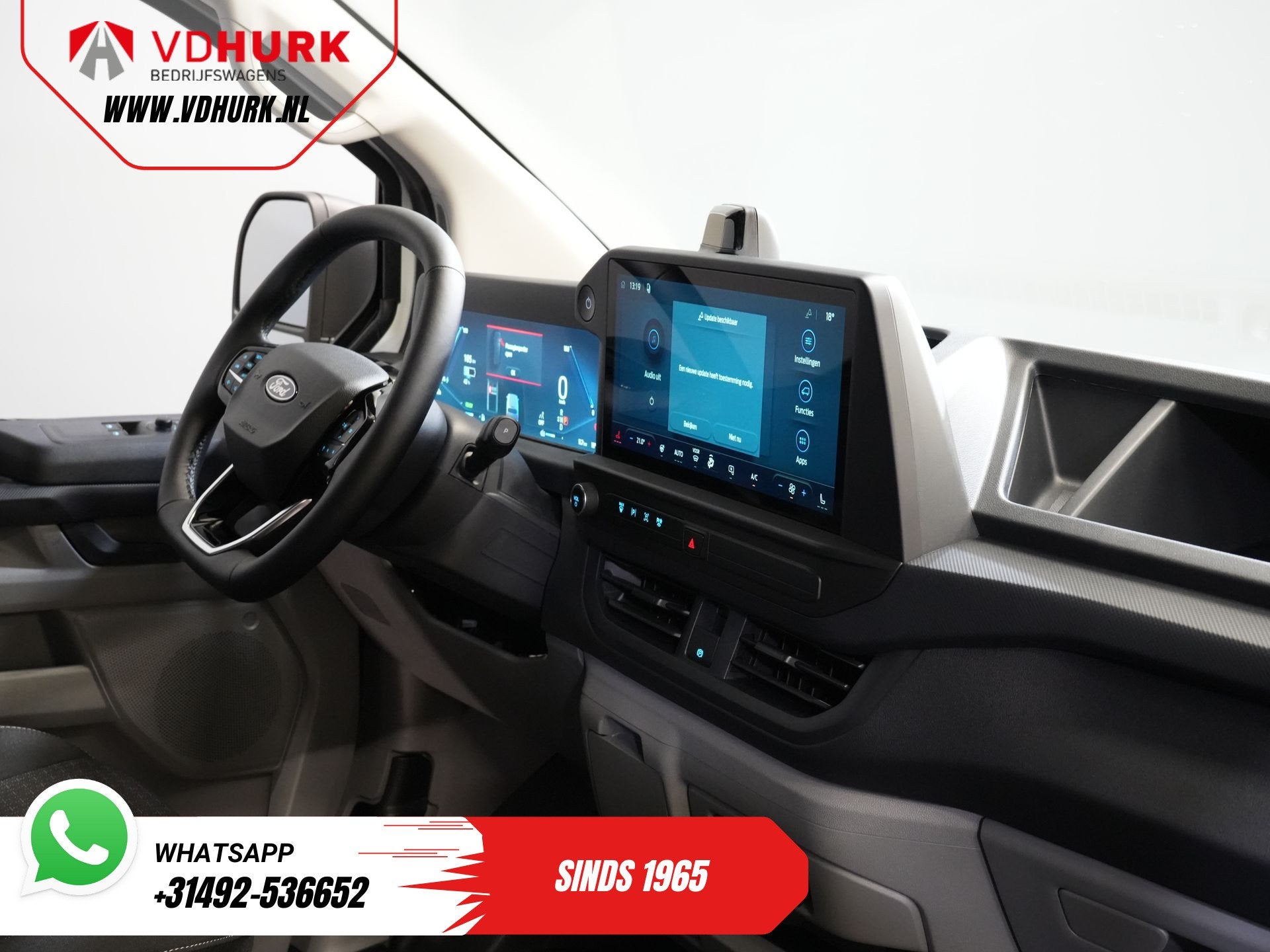 Ford E-Transit Custom L2 Trend 71 kWh 370 Km WLTP Garantie T, Auto's, Automaat, Gebruikt, 71 kWh, 370 km