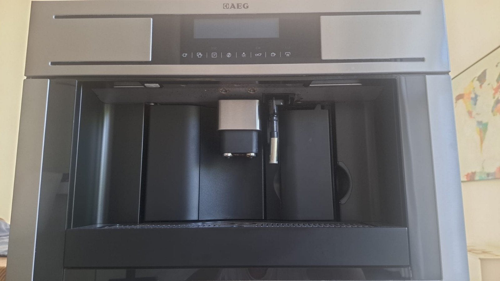 AEG Inbouw Koffiemachine PE4551-M, Ophalen, Gebruikt, Espresso apparaat, 10 kopjes of meer