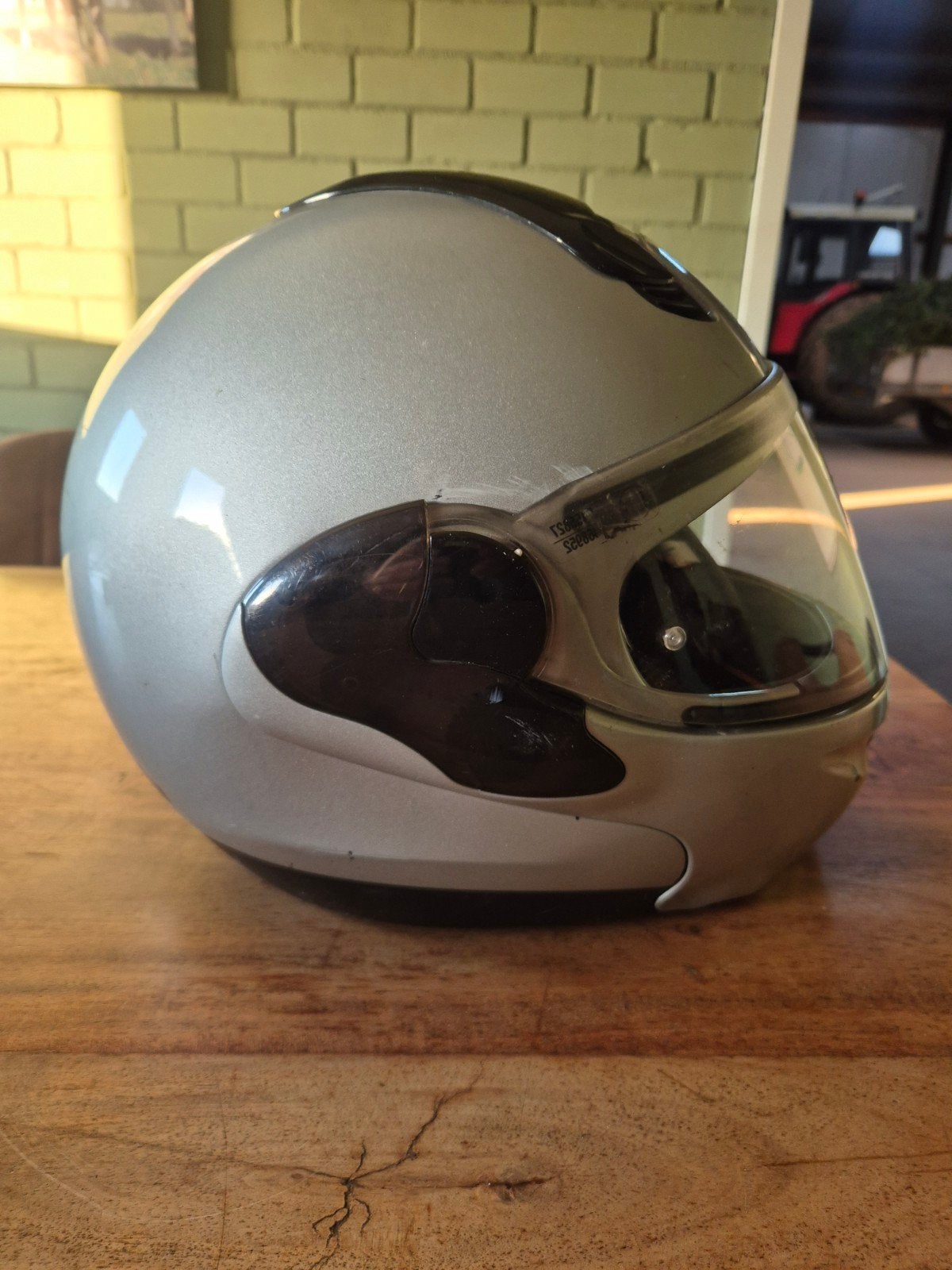 Nolan Systeemhelm - Zilverkleurig, Motoren, Kleding | Motorhelmen, M, Systeemhelm, Heren, Nolan