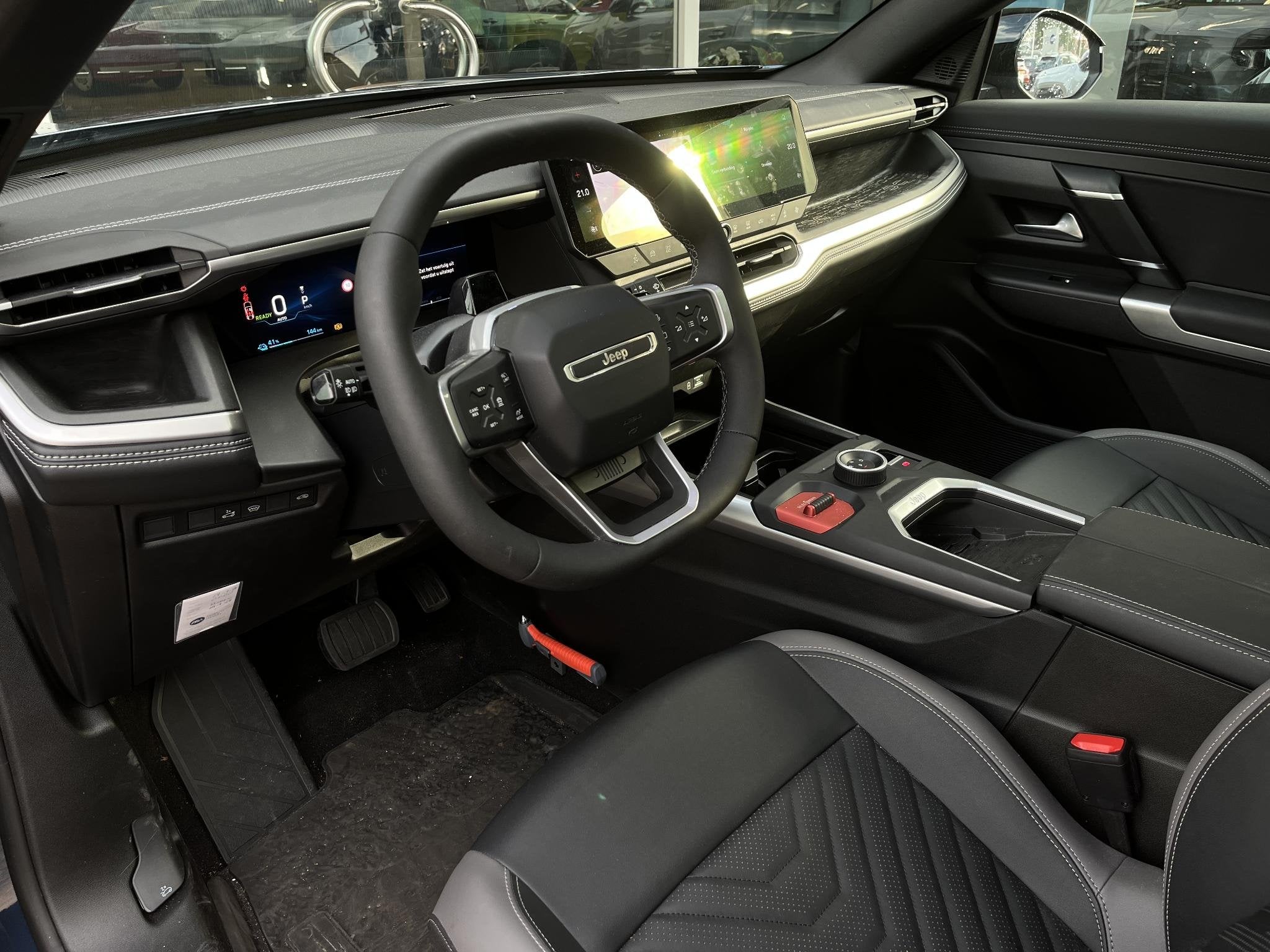Jeep Compass Summit 74 kWh | Massage stoelen | Panorama schu, Auto's, Gebruikt, 213 pk, Blauw, 600 kg